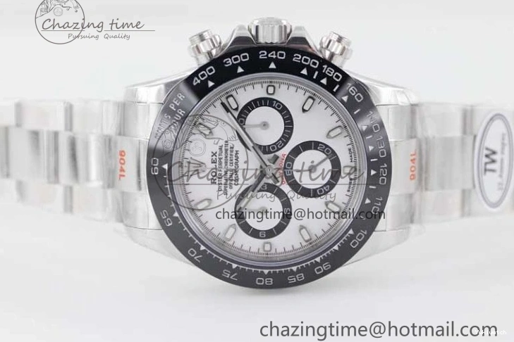 Edition Dial SS 116500 Daytona Best 904L Steel A7750 SS White Bracelet 1:1 TWF on 0108